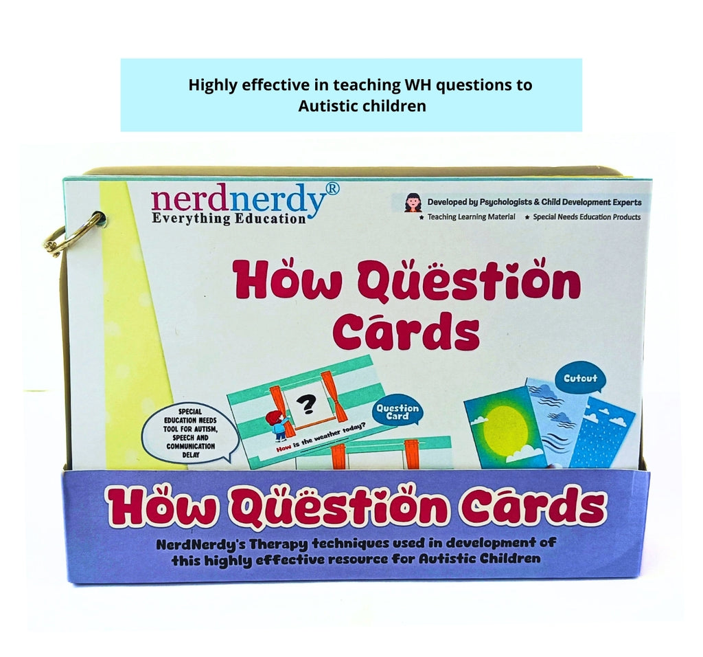Neard Math Questions NerdNerdy How Questions/Interactive resource for children with speech