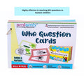 NerdNerdy WHO Questions/Interactive cards for children with Autism/Speech Therapy/ Occupational Therapy/ Special Education - NerdNerdy