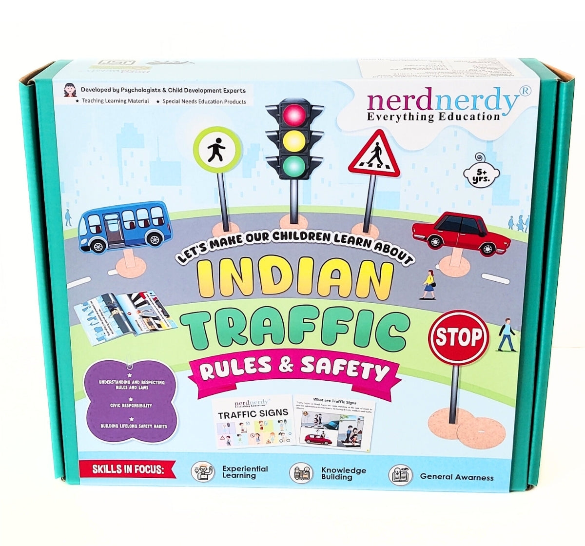 NerdNerdy Indian Traffic Rules & Safety/ Interactive resource/5+yrs - NerdNerdy