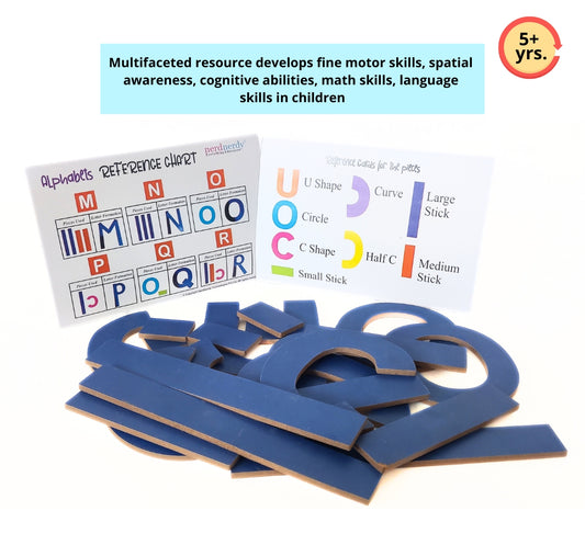 NerdNerdy Lets make Alphabets and Numbers/ An interesting resource developed by Occupational Therapist for all children age 5+yrs - NerdNerdy