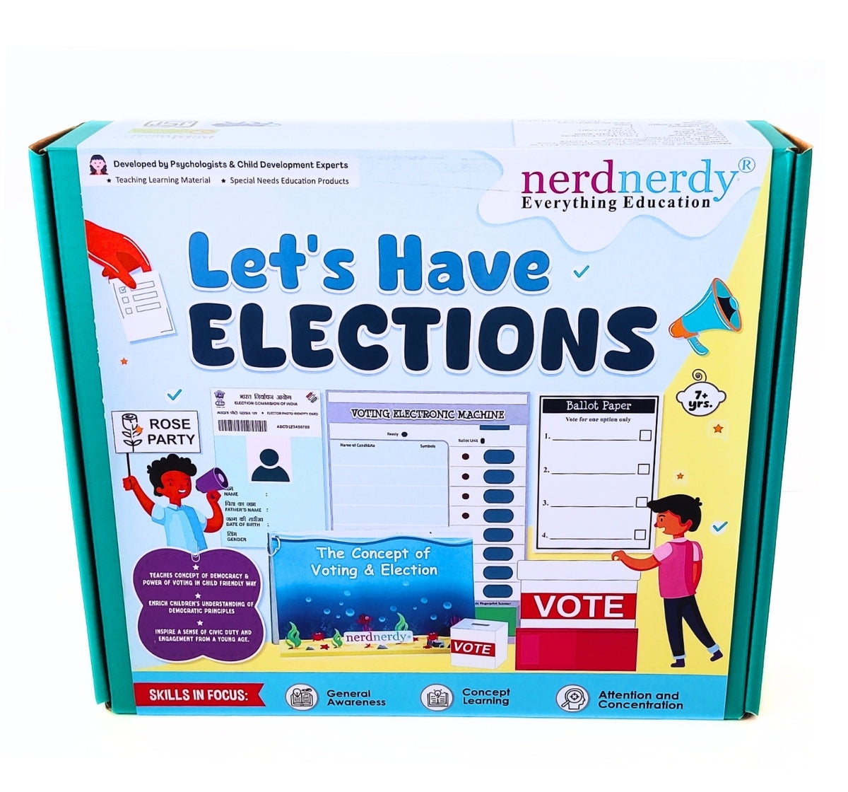 NerdNerdy Lets have Elections/Elections & Voting Game/7+yrs