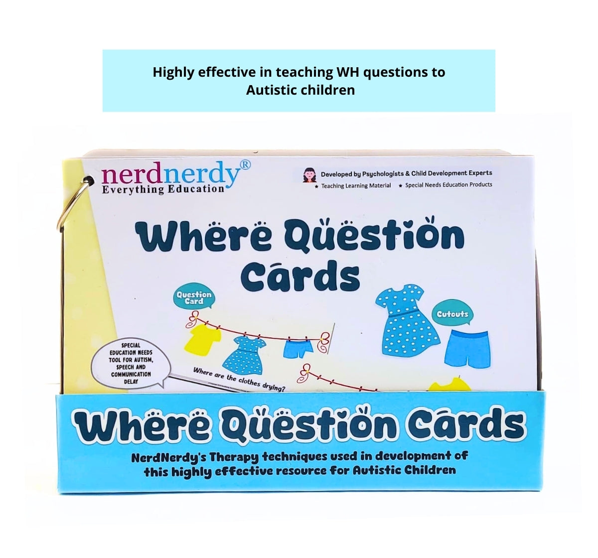 NerdNerdy Where Question/Interactive cards for children with Autism/Speech Therapy/Occupational Therapy/Special Education - NerdNerdy