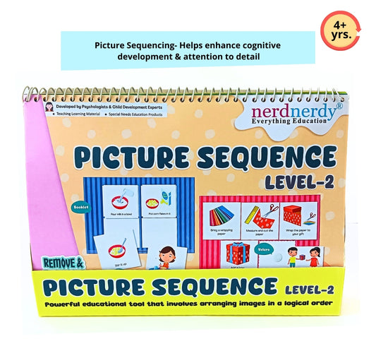 NerdNerdy Picture Sequencing 2/Interactive Event Sequencing for 5+yr old children/ Can be used for children with Special Education Needs too - NerdNerdy