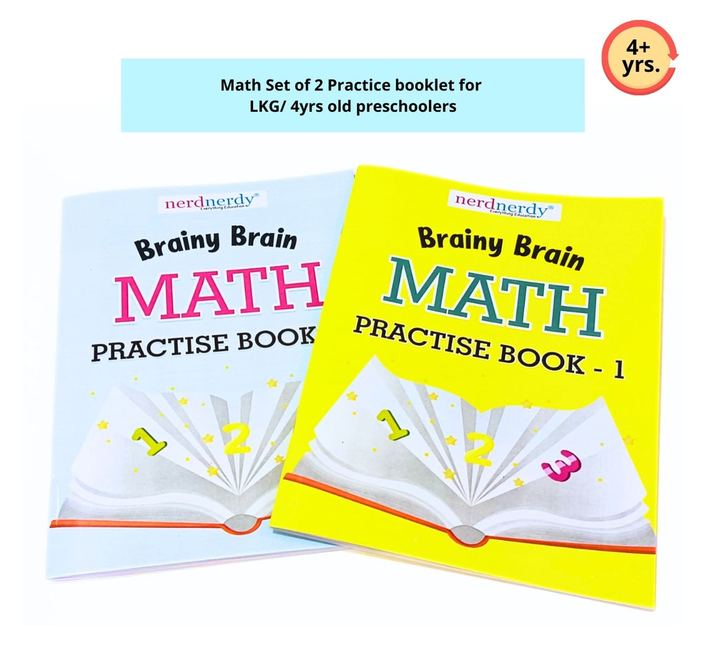 Brain Math Practice NerdNerdy Brainy Brain Math Set of 2