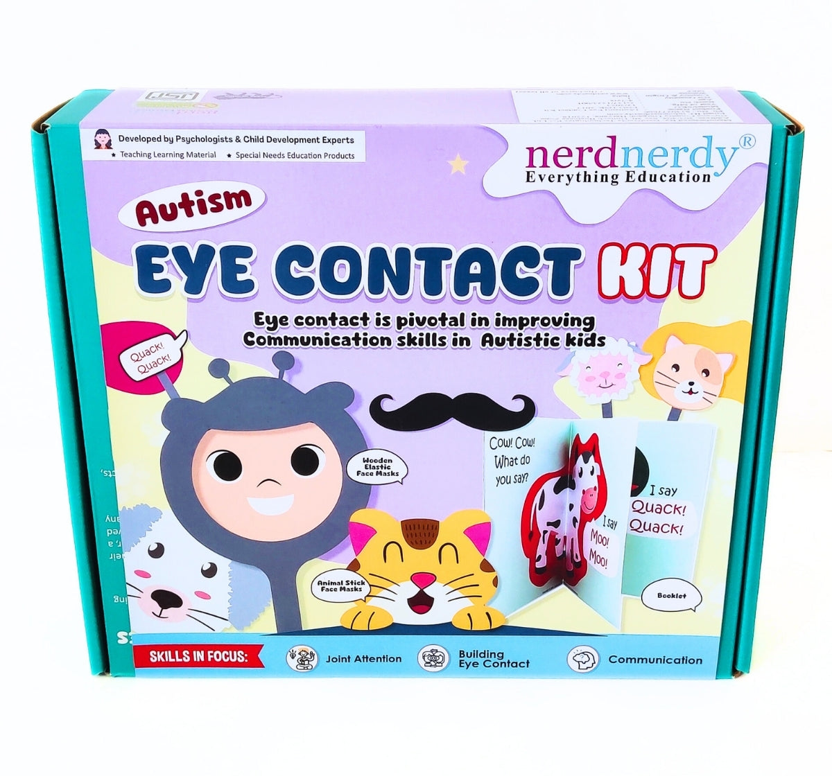 NerdNerdy Eye Contact Kit for Autistic/Enhancing Social Skills for Autistic Children/ Expert curated - NerdNerdy