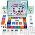NerdNerdy Personal Finance Management Board Game, Finanicial Literacy in gamified Way for 12-16yrs Old, Learn Budgeting, Savings, Loans, Investments, Entrepreneurship, TLM, Classroom kit for Schools.