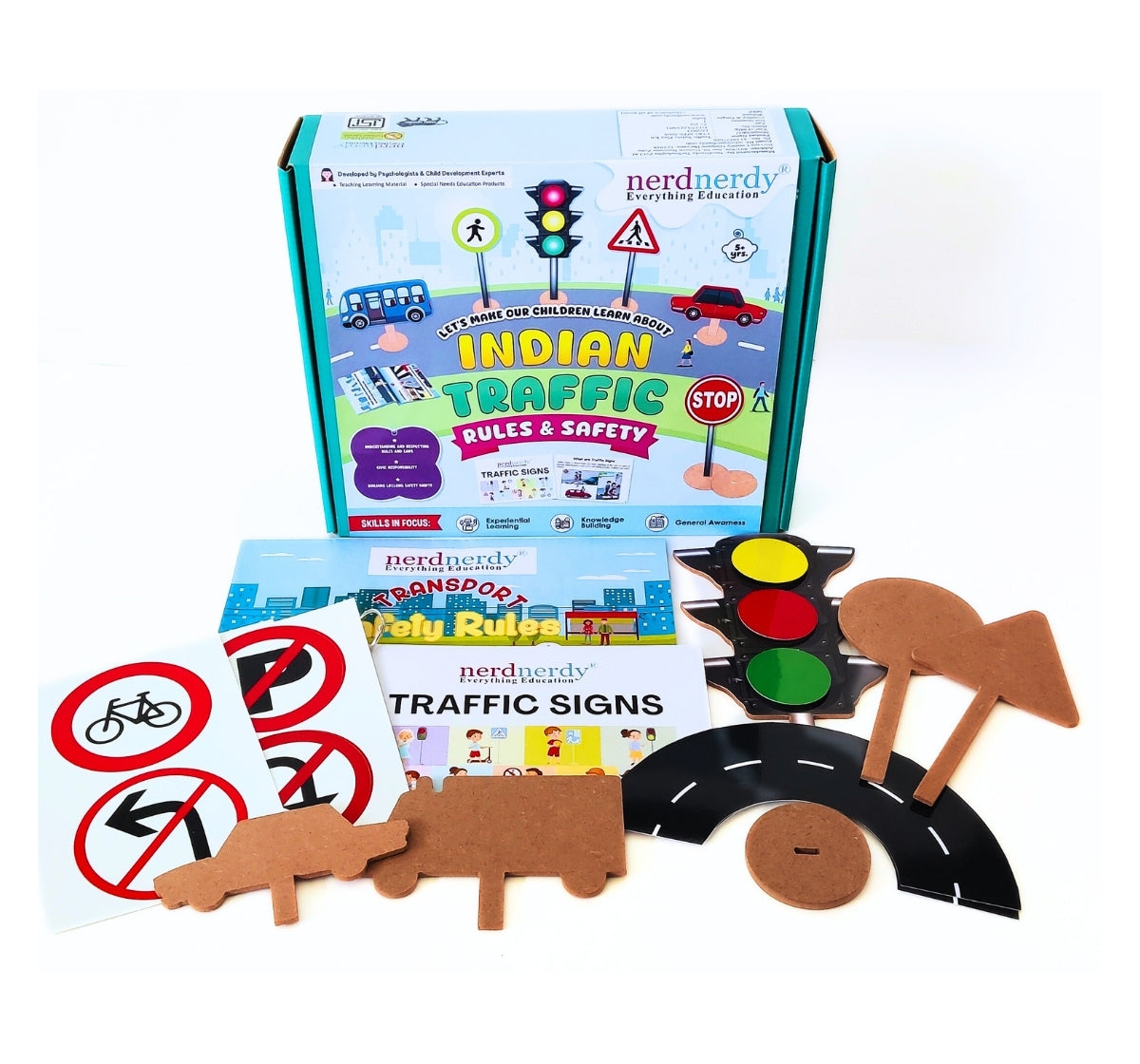 NerdNerdy Indian Traffic Rules & Safety/ Interactive resource/5+yrs - NerdNerdy