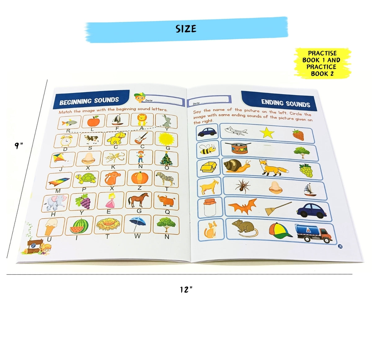 NerdNerdy Brainy Brain English Practice Book (2) set for 4yrs - NerdNerdy