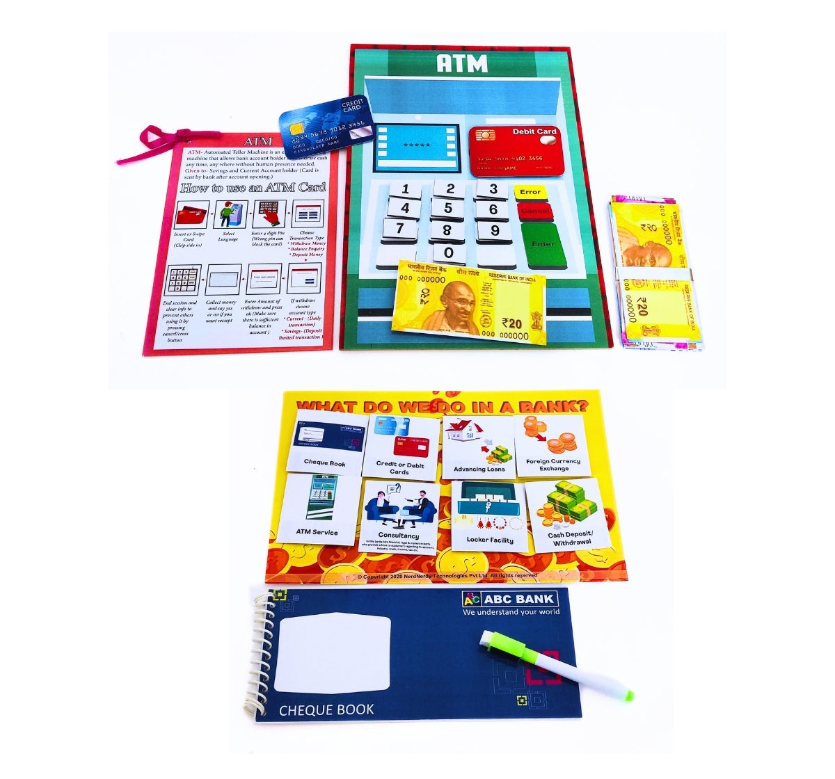 NerdNerdy Financial Literacy kit/ For children aged 6 and up to teach basic financial concepts in a fun and engaging way. - NerdNerdy