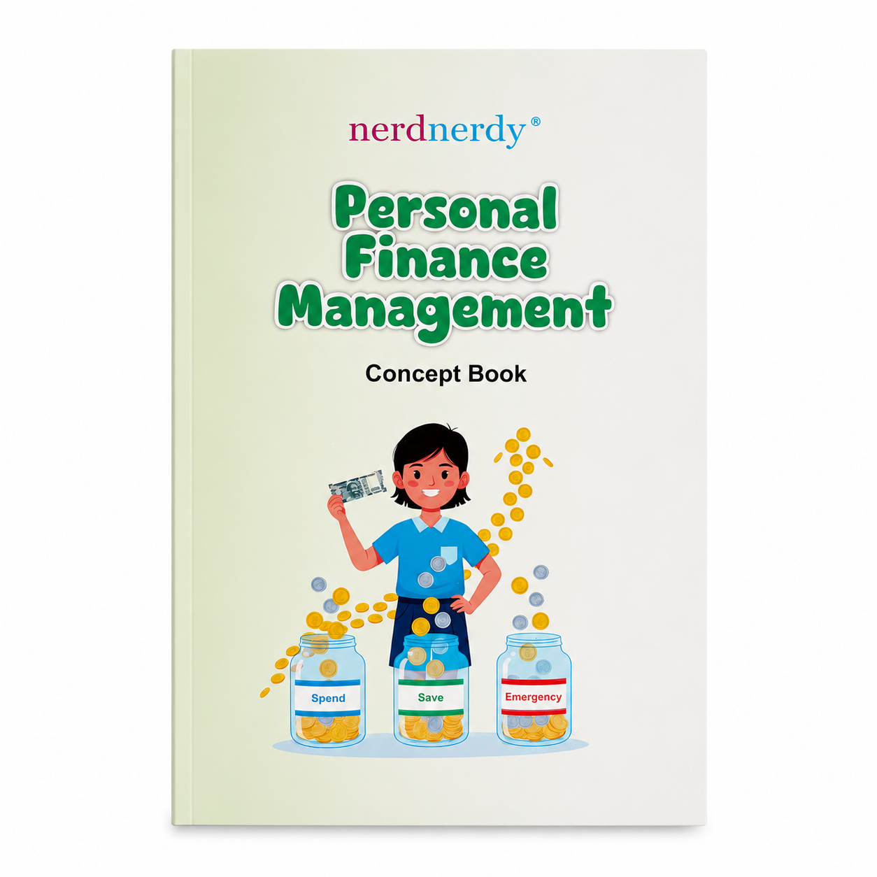 NerdNerdy Personal Finance Management Board Game, Finanicial Literacy in gamified Way for 12-16yrs Old, Learn Budgeting, Savings, Loans, Investments, Entrepreneurship, TLM, Classroom kit for Schools.