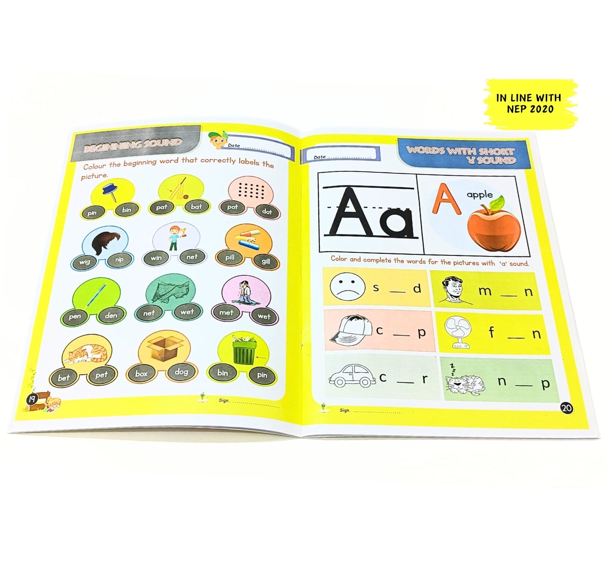 NerdNerdy Brainy Brain English Practice Book (2) set for 4yrs - NerdNerdy