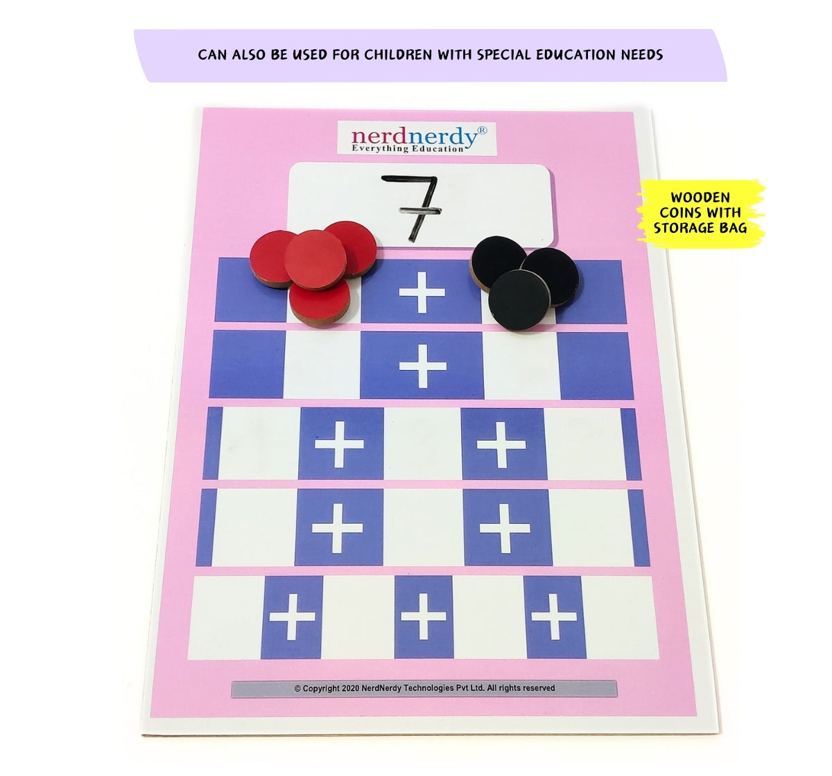 NerdNerdy Count and Add kit for 6+yrs/Interactive /Includes Divergent thinking problems. - NerdNerdy