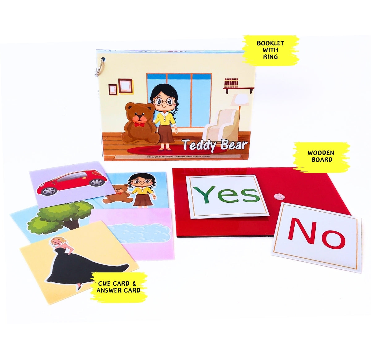 NerdNerdy- Teaching Children with Autism ''YES & NO''/Interactive resource for special needs - NerdNerdy