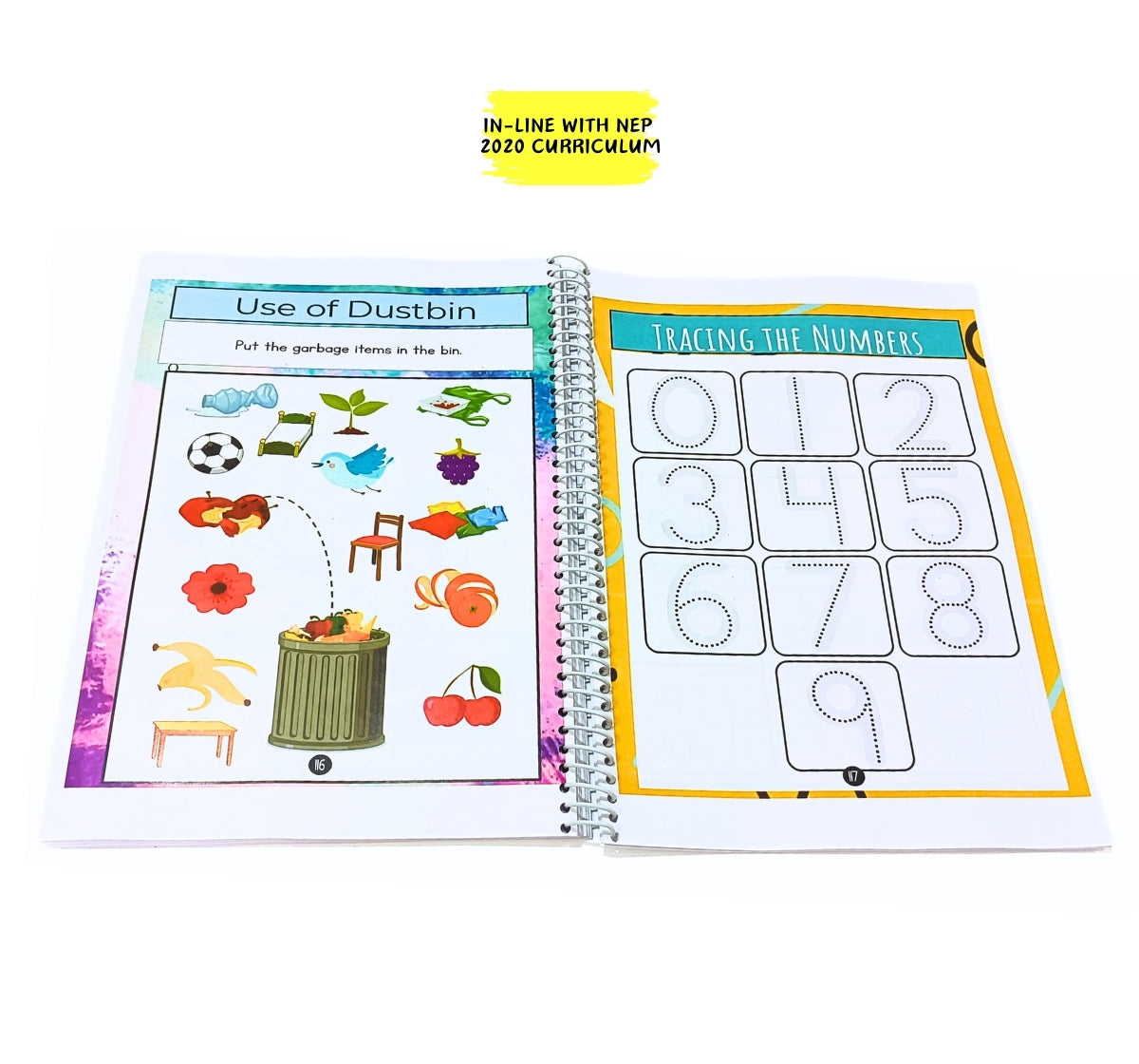 NerdNerdy Workbook -Task Rubric Level 1 for 3yr old/ All in one worksheets for Nursery/Set of 160+ worksheets. - NerdNerdy