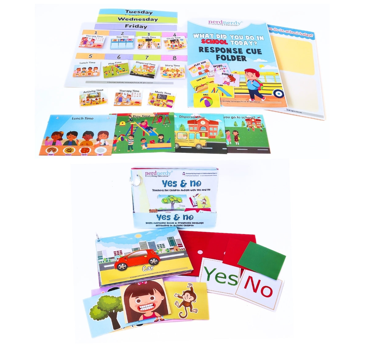 NerdNerdy Language and Communication Kit/  useful for children with Autism or those with speech delays. - NerdNerdy