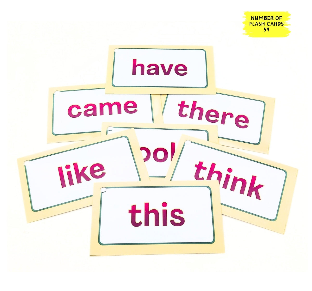 Nerdnerdy English Sight Words Flash Cards Level-2 - NerdNerdy