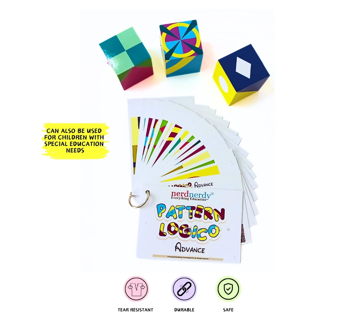 NerdNerdy Pattern Logico Advance/Enhance Spatial awareness, logical & critical thinking skills - NerdNerdy