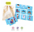 NerdNerdy Picture Sequencing 1/Interactive Event Sequencing for 3+yr old children/Abstract Reasoning skills/Can be used for children with Special Needs - NerdNerdy