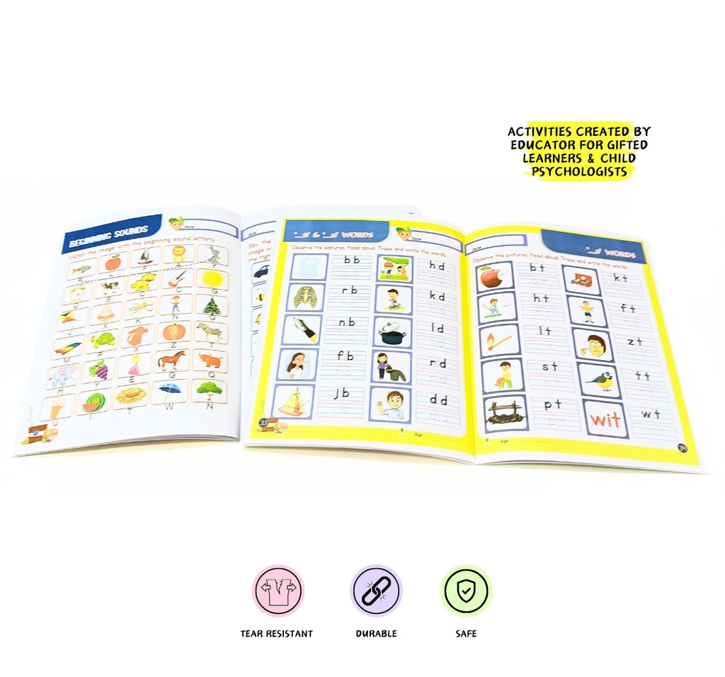NerdNerdy Brainy Brain English Practice Book (2) set for 4yrs - NerdNerdy