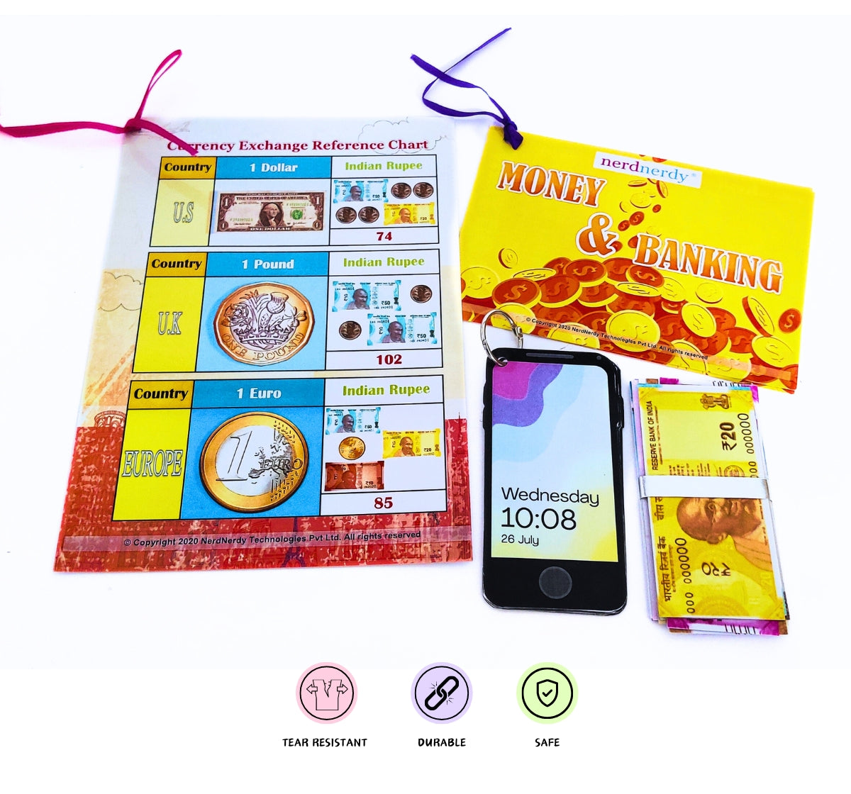 NerdNerdy Financial Literacy kit/ For children aged 6 and up to teach basic financial concepts in a fun and engaging way. - NerdNerdy