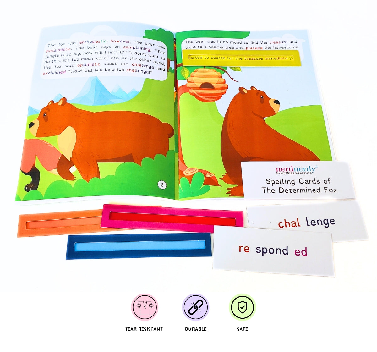 NerdNerdy Dyslexia Kit/ learning disability/kit for  6+yrschildren/ - NerdNerdy