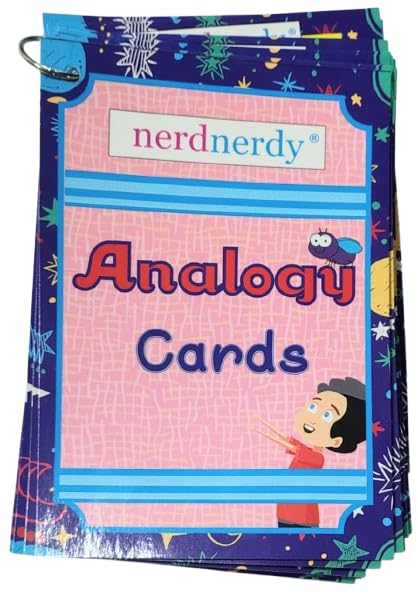 Analogy Cards Level 1 | Improves Critical Thinking Skills | Language Therapy Toys | Hands-on Teaching aid for Preschools - NerdNerdy
