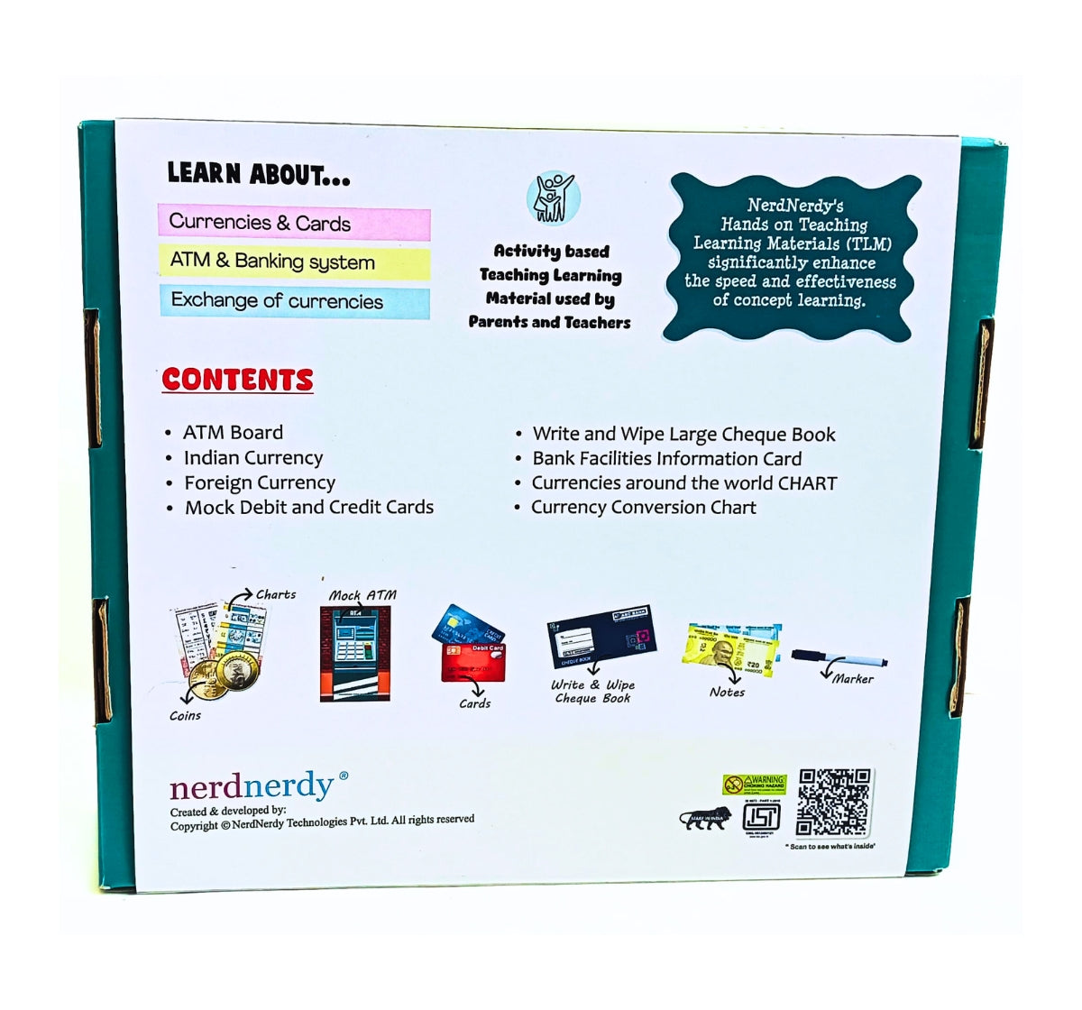 NerdNerdy Financial Literacy kit/ For children aged 6 and up to teach basic financial concepts in a fun and engaging way. - NerdNerdy