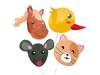 NerdNerdy Animal Stick Puppets | Storytelling | Face Mask | Animals Play set|for speech delay in kids|autism board game for speech development - NerdNerdy