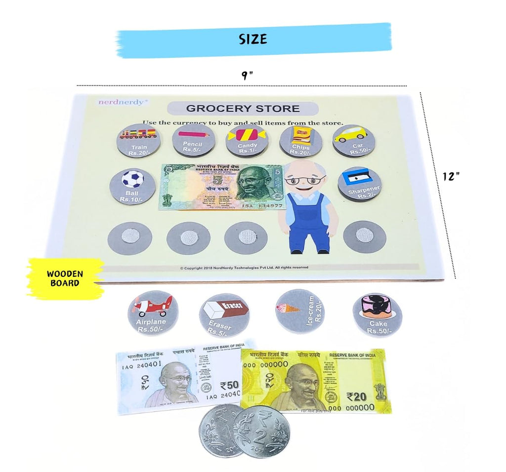 NerdNerdy Teach the child Money Concept/6+yrs/activity based / birthday gifts/Special Education needs