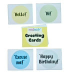 NerdNerdy Social Greetings & Behavior Training Kit for Autism | Communication Skills | Speech Therapy Tools | ABA | Sensory Tools | Includes Situation and Response Cards - NerdNerdy