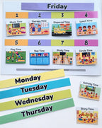 NerdNerdy What did You do in The School Today/Classroom Activity Schedule/Autism structuring/Attention/Memory/Occupational Therapy/Autism Toys/Speech Development/Sensory Toys - NerdNerdy