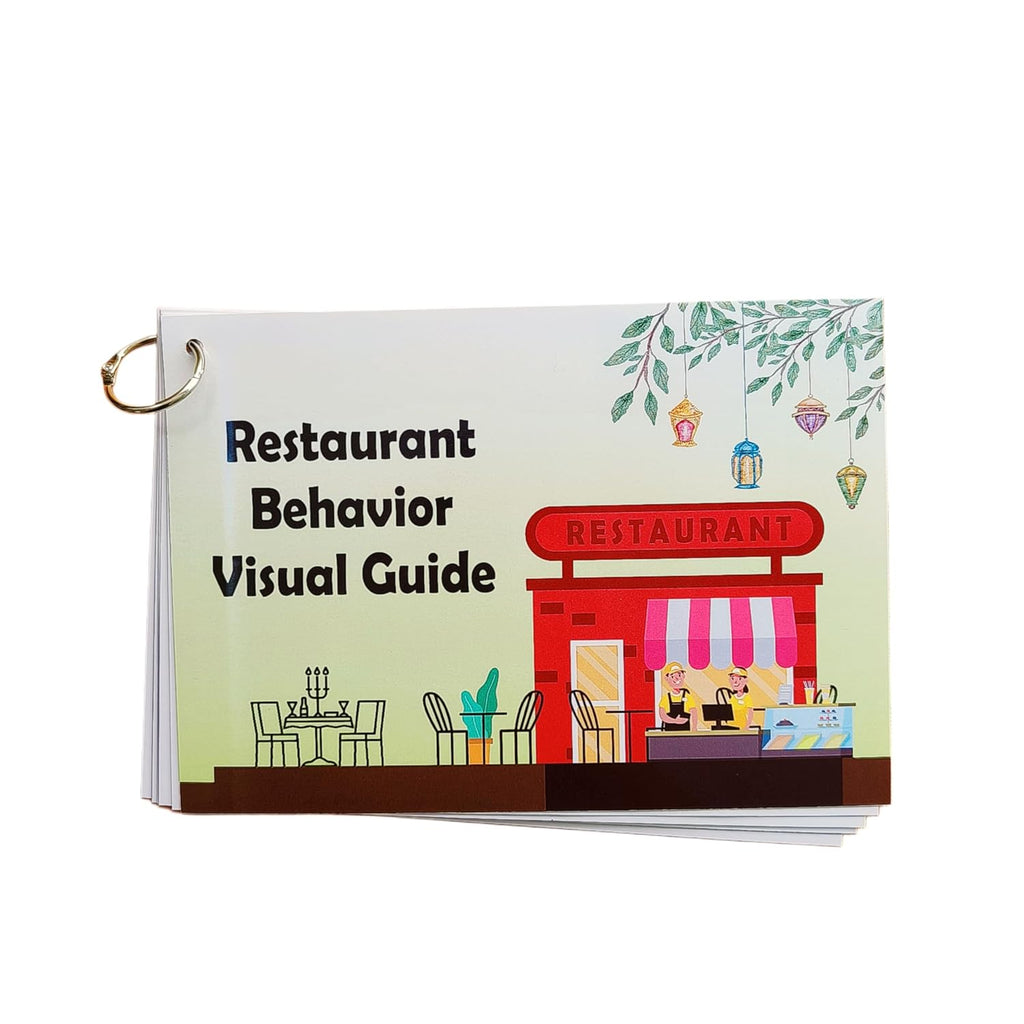 NerdNerdy Restaurant Behavior Visual Guide Educational Learning Set - NerdNerdy