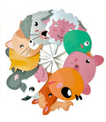 NerdNerdy Animal Stick Puppets | Storytelling | Face Mask | Animals Play set|for speech delay in kids|autism board game for speech development - NerdNerdy