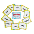 NerdNerdy Pronouns Learning Book with Flashcards | Ages 4-9 Years, Includes Flashcards & write and wipe marker, Spiral Bound Book, with Grammar Skills