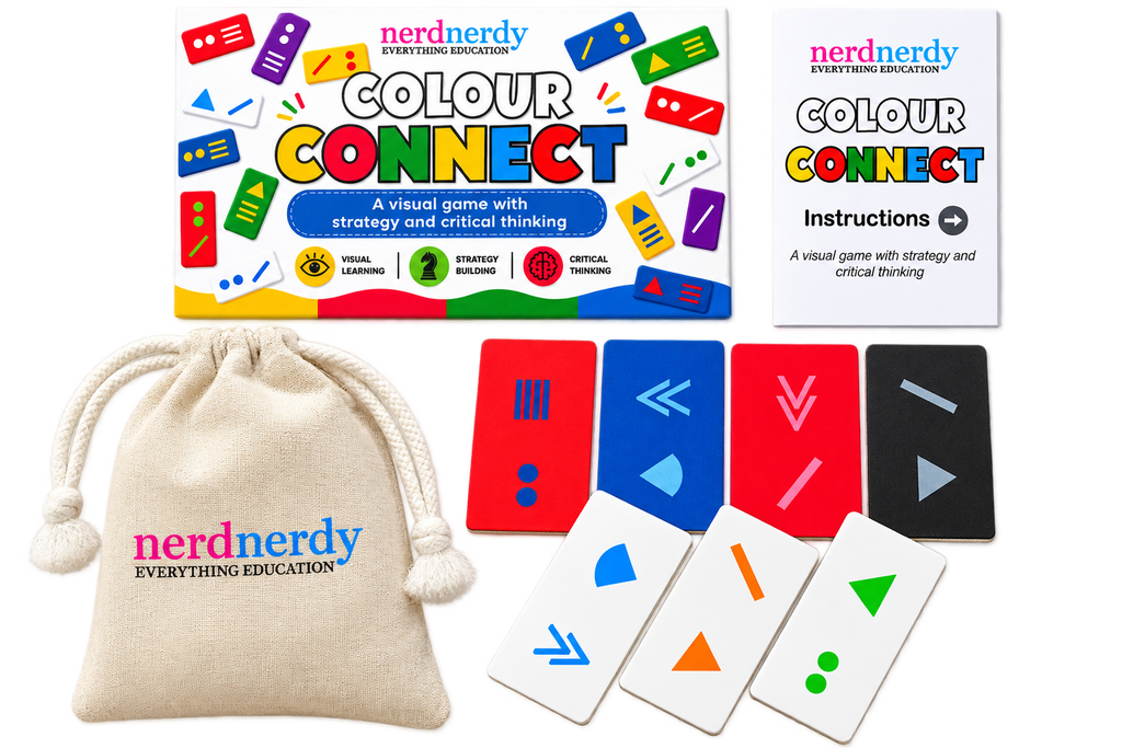 NerdNerdy Color Connect – A Visual Strategy & Critical Thinking Tiles Game