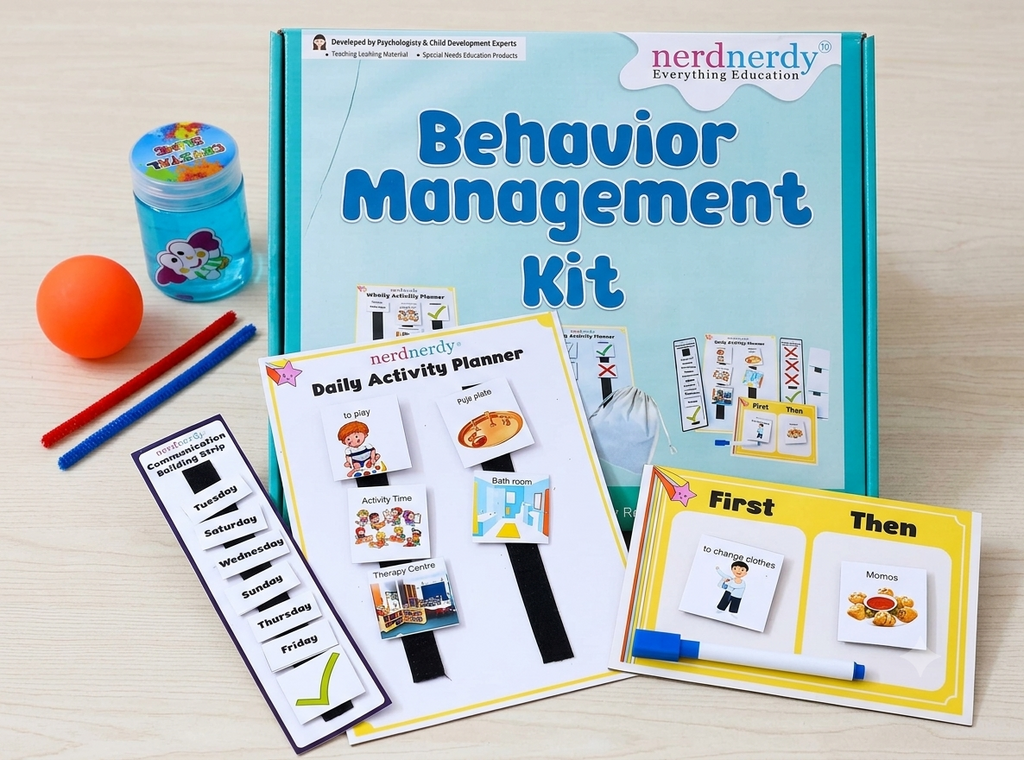 NerdNerdy Behavior Management Kit for Special Needs/Autism/Anger& behavior management for Special Needs kids - NerdNerdy