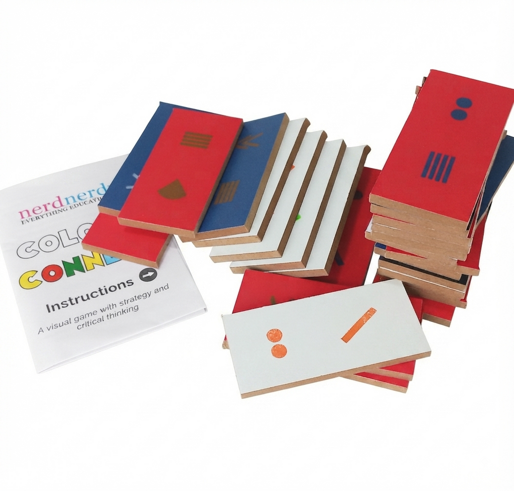 NerdNerdy Color Connect – A Visual Strategy & Critical Thinking Tiles Game
