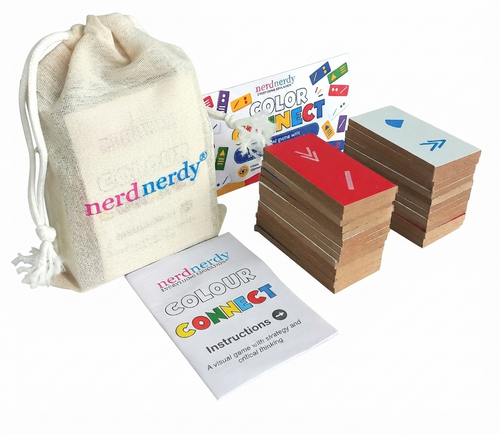 NerdNerdy Color Connect – A Visual Strategy & Critical Thinking Tiles Game - NerdNerdy