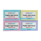 Nerdnerdy English Sight Words Flashcards Dolch & Fry | Pre-K to Grade 3, Ages 3-6 Years, 4 Level Sets, Early Reading Tool, Dolch & Fry Method
