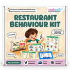 NerdNerdy Restaurant Behavior Visual Guide Educational Learning Set - NerdNerdy