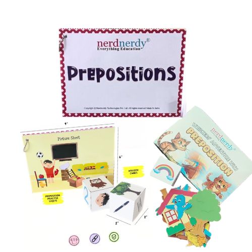 Preposition Level 1/An Interactive Learning Tool  /3+yrs/ TLM & Special education resource - NerdNerdy