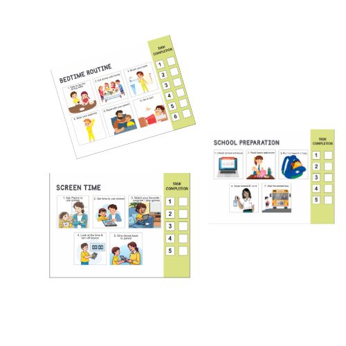 NerdNerdy "My Daily Routines Visual Task Book" - NerdNerdy