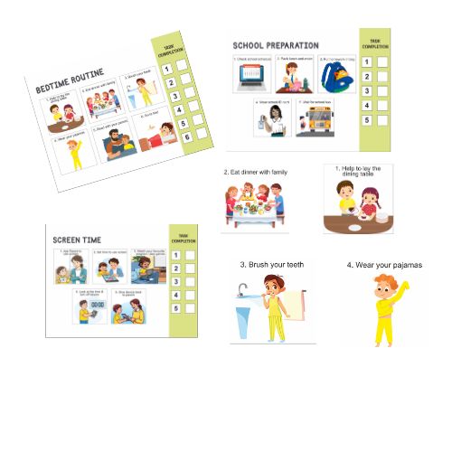 NerdNerdy "My Daily Routines Visual Task Book" - NerdNerdy