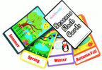 NerdNerdy Season Flashcards, Early Learning, Educational Cards,Word Flash Cards for Kids - NerdNerdy