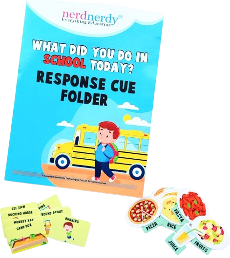 NerdNerdy What did You do in The School Today/Classroom Activity Schedule/Autism structuring/Attention/Memory/Occupational Therapy/Autism Toys/Speech Development/Sensory Toys - NerdNerdy