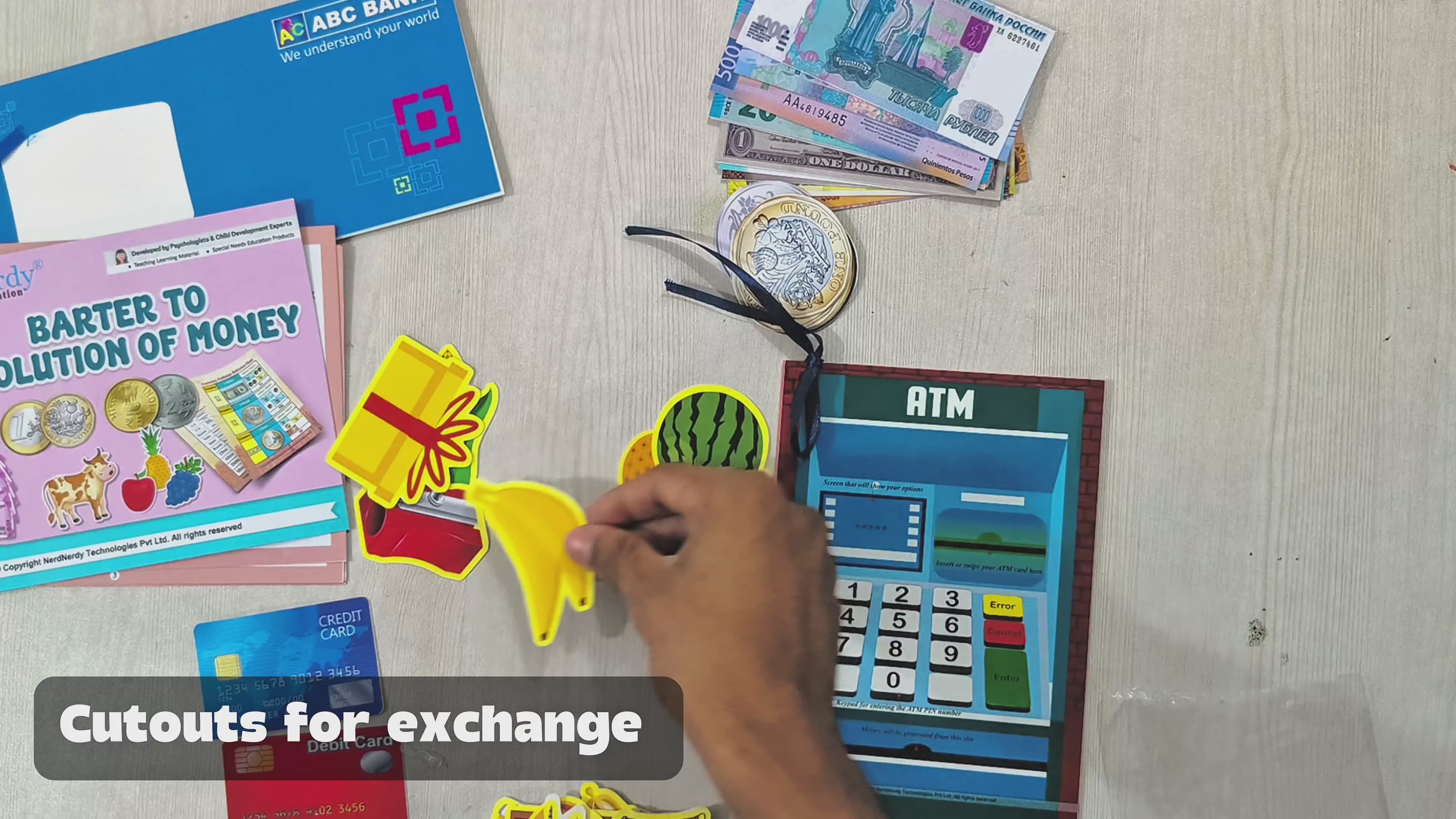NerdNerdy Barter to Evolution of Money/TLM for 7+yrs/ great resource for children to learn about the evolution of today's financial world