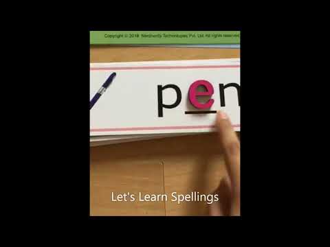 NerdNerdy Lets Learn Spellings/4yrs/a useful resource for classroom and home/ can also be used for special needs